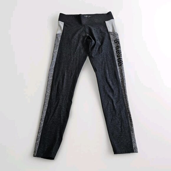 PINK Victoria's Secret Ultimate Leggings Womens M Heathered Gray Pockets Stretch - Picture 1 of 13